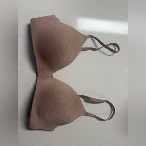 No wire Victoria’s Secret nude color bra 34B